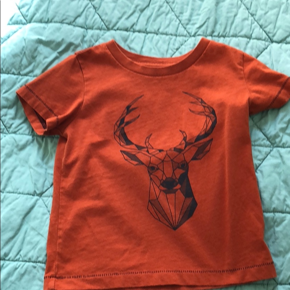 Peek Geo Print Deer Tee